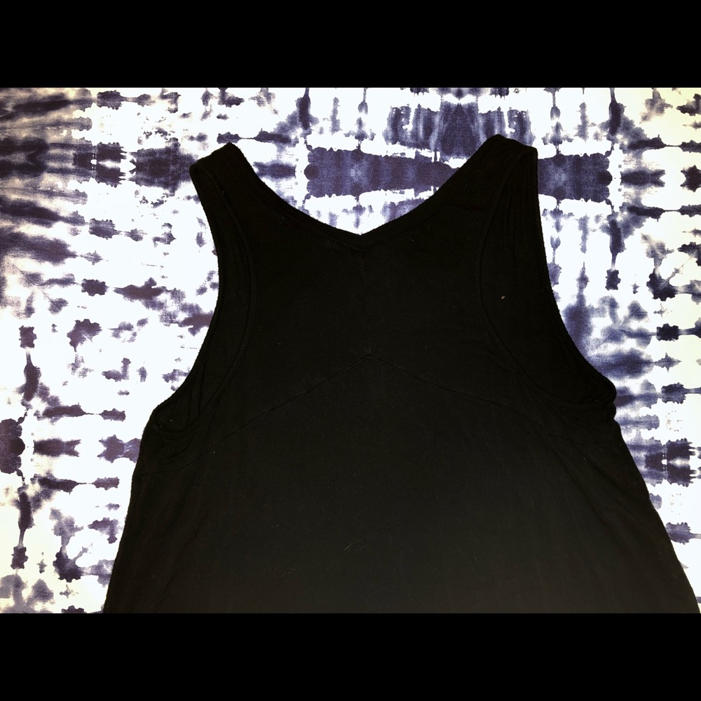 black tank top